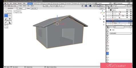 Modeling Hut In Blender | Hastaaxar