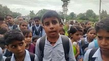 Seeing stale food, villagers got locked in school rooms