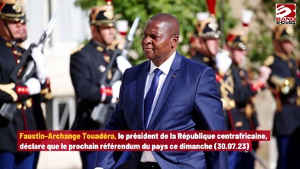 Le Président Touadéra présente sa vision pour un renouveau de la République centrafricaine avant le référendum historique