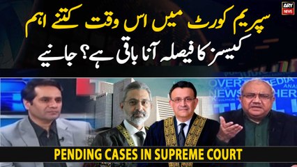 How many important cases are pending in Supreme Court?