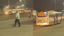 Motorista abandona ônibus lotado e vai embora em outro coletivo no RJ; Veja vídeo