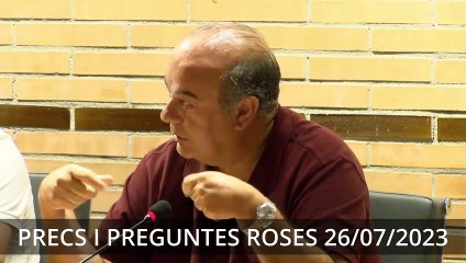 PRECS I PREGUNTES ROSES 28/07/2023