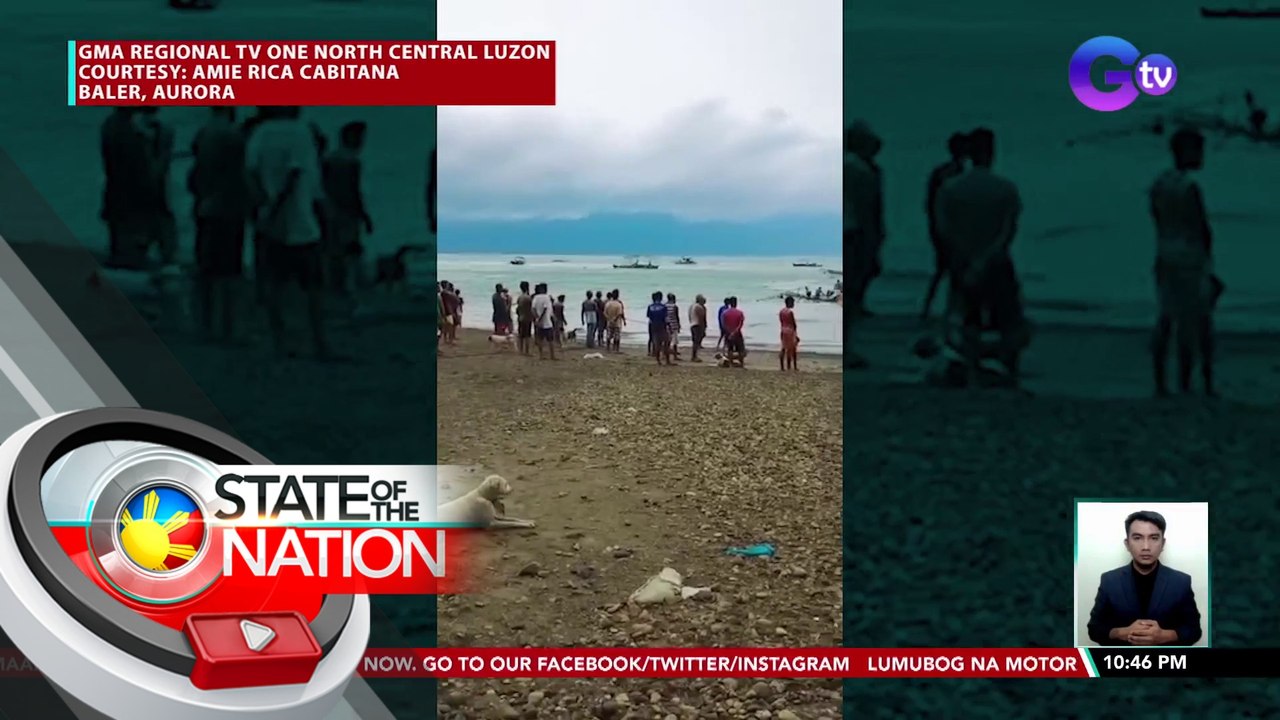 Motorboat, tinangay ng malakas na hangin | SONA