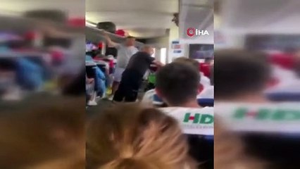 Marmara'da panik anları kamerada