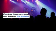 Tim mcgraw tour dates for Dummies