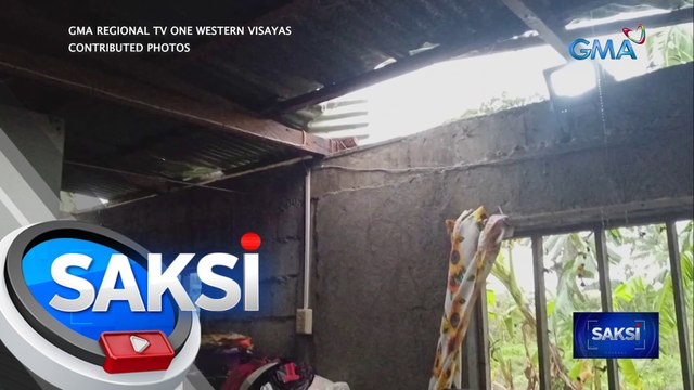 Buhawi, nanalasa sa Leganes, Iloilo; 5 bahay, nasira | Saksi