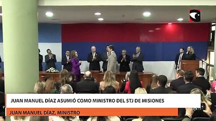 Juan Manuel Díaz asumió como ministro del STJ de Misiones