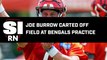 Bengals QB Joe Burrow Leaves Practice On Cart