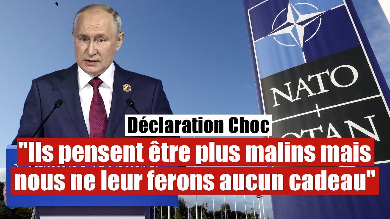 Devant plus de 50 pays, Poutine expédie un message explosif à l'OTAN