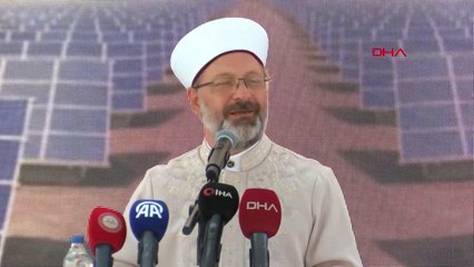 Diyanet İşleri Başkanı Ali Erbaş, GES projesinin açılışına katıldı