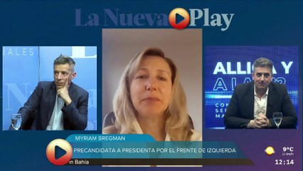 Myriam Bregman en Allica y Prieta a las 12