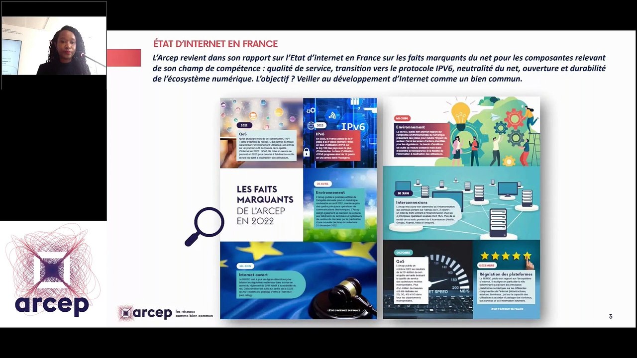 Conférence de presse sur l'édition 2023 du rapport annuel sur l'état d'internet en France