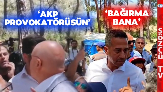 Sosyal Medyada Gündem Olan Görüntüler! Mahmut Tanal ve Ali Mahir Başarır İkizköylülerle Tartıştı