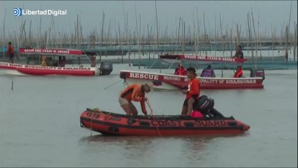 Al menos 26 muertos y 3 desaparecidos tras volcar un barco en un lago en Filipinas