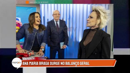 ANA MARIA BRAGA na RECORD: ELA FOI NO BALANÇO GERAL E FALOU TUDO!