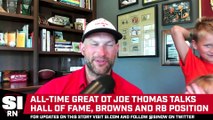 Joe Thomas Doesn't See a Solution That Will Benefit NFL Running Backs