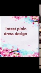 Plain Dress designing ideas | Beautiful Dress design