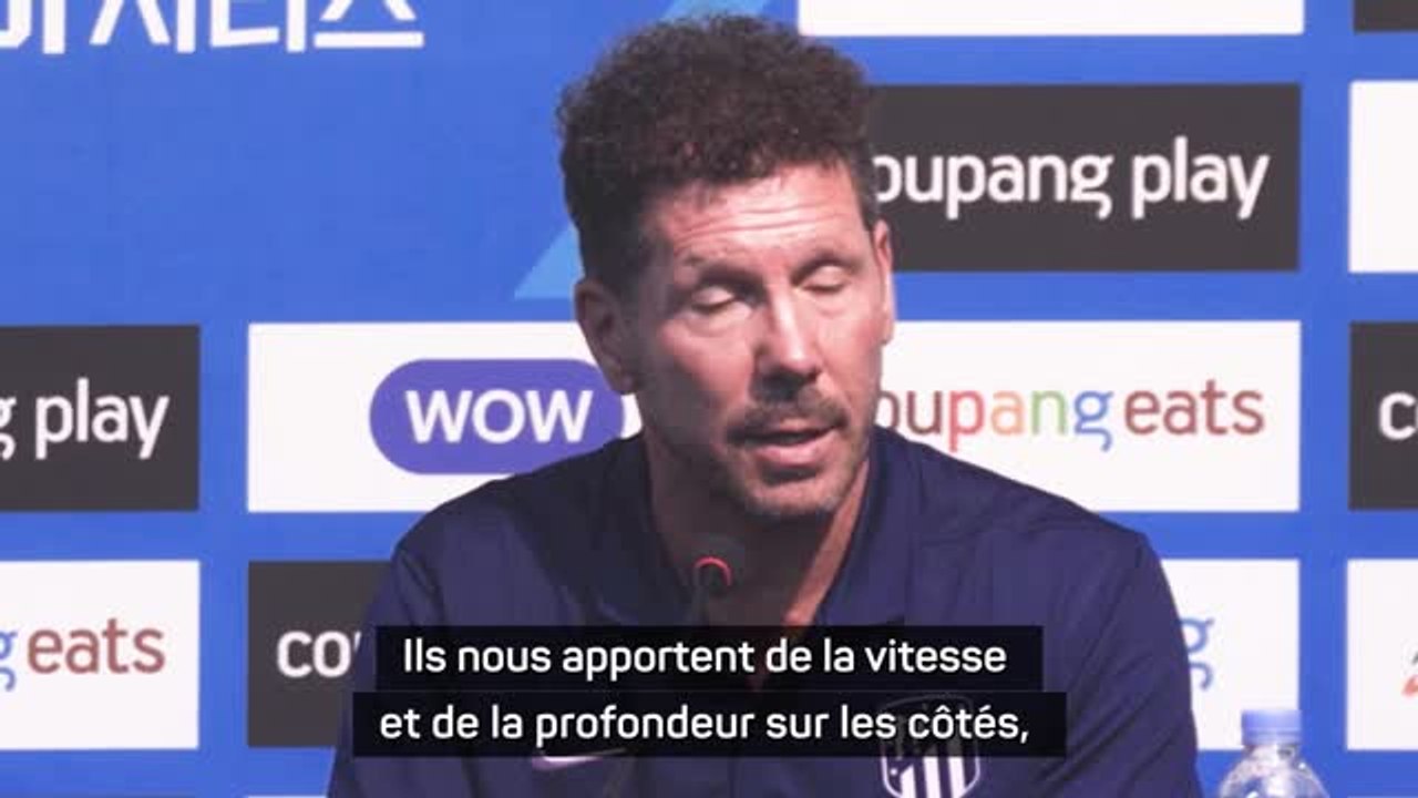 Atlético - Pour Simeone, l’effectif pourrait ne plus bouger d’ici la fin du mercato