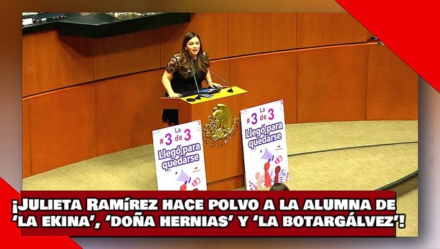 ¡VEAN! ¡alumna de ‘la Ekina’, ‘Doña hernias’ y ‘la Botargálvez’ es hecha polvo por Julieta Ramírez!