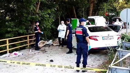 La voiture qui s'est écrasée à Bursa a heurté la famille en train de pique-niquer : 1 mort, 1 blessé