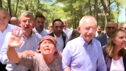 Le président du CHP, Kemal Kılıçdaroğlu, a visité la zone où des arbres ont été coupés dans la forêt d'Akbelen.