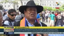 Nuevas manifestaciones en Perú en medio de las fiestas patrias