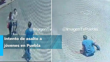 Confrontan a ladrón y esquivan disparos