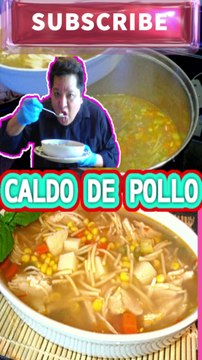 El secreto detrás de la receta perfecta de Caldo de Pollo #short #food #caldos #sopas
