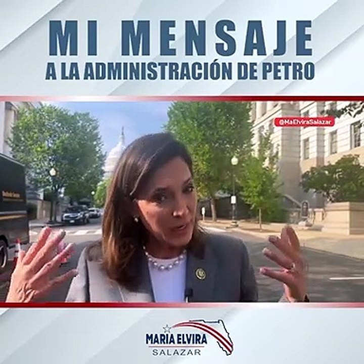 "Las instituciones democráticas se tienen que mantener": Senadora republicana Maria Elvira Salazar