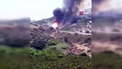 Tarsus'ta tüp yüklü kamyonun karıştığı kaza sonrası patlamalar meydana geldi