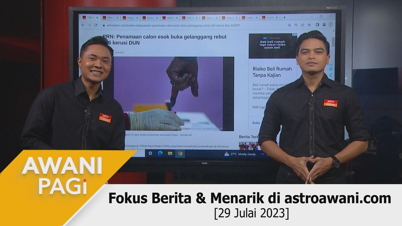 AWANI Pagi: Berita tumpuan & menarik di astroawani.com [29 Julai 2023]