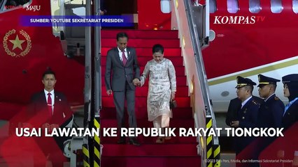 Presiden Jokowi Tiba di Tanah Air Disambut Panglima TNI hingga Kapolri
