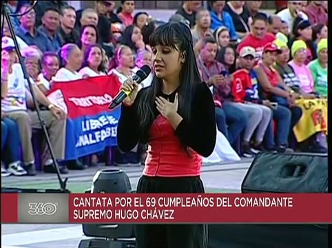 Celebración de los 69 años del natalicio del Comandante Hugo Rafael Chávez Frías