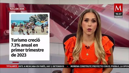 PIB turístico aumentó 7.3% en primer trimestre del año en México