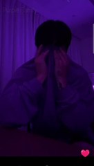 Jungkook crying while watching Army song "Love Letter" in Live