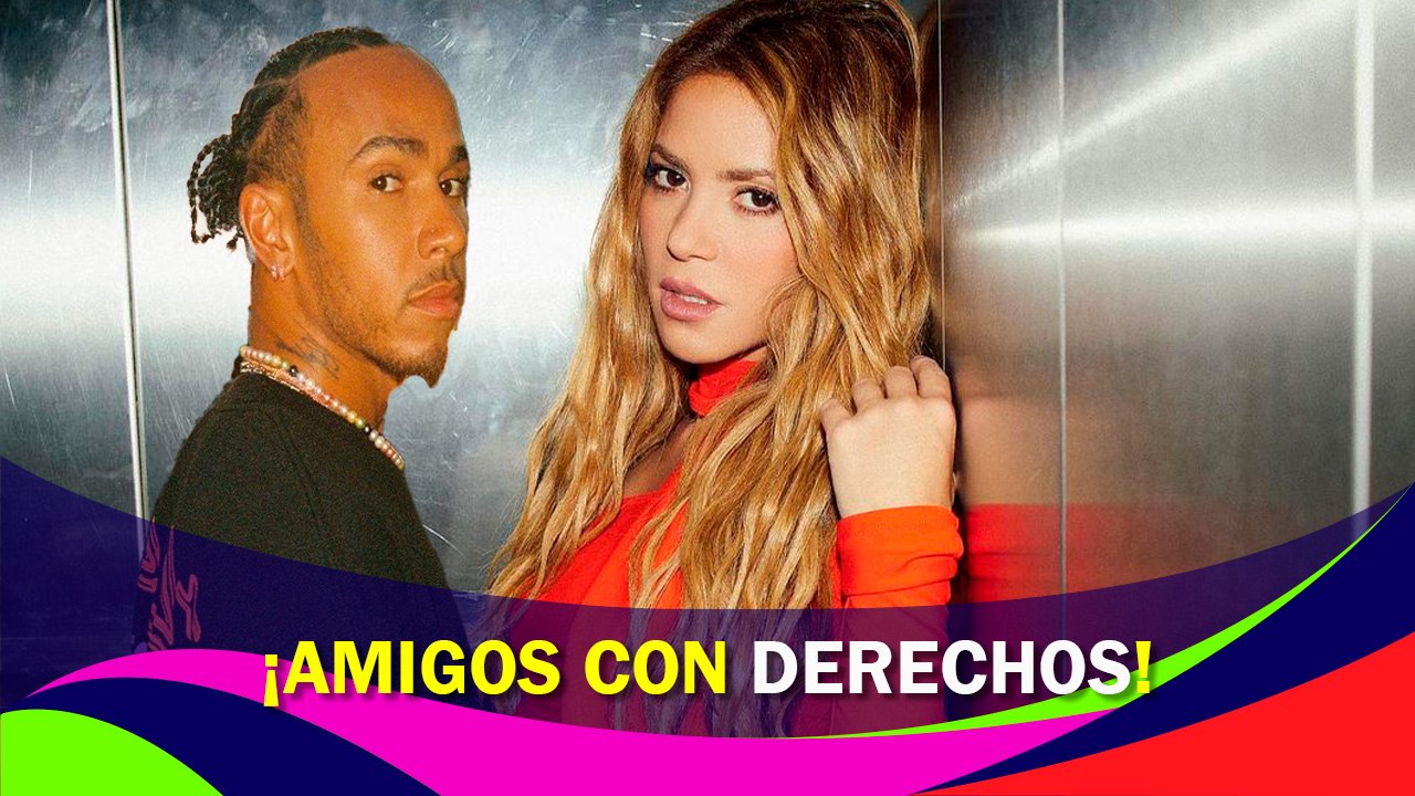 ¡Nada de formalidades! Shakira y Lewis Hamilton habrían acordado ser amigos con derechos
