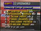 F1 1990 - GERMANY (ESPN) - ROUND 9