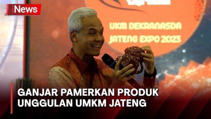 Pamerkan Produk Unggulan UMKM Jateng, Ganjar Pranowo Buka Pameran di Kalsel