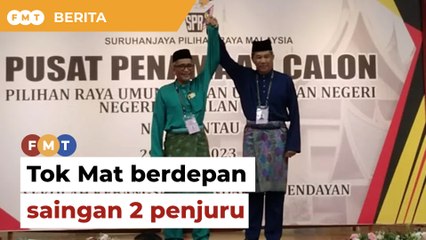 Tok Mat berdepan saingan 2 penjuru di Rantau