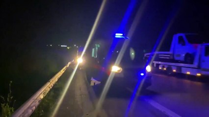 Anadolu Otoyolu'nda tamir yaparken tıra çarpan ailede 1 ölü, 3 yaralı