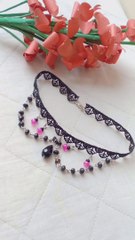 DIY Black Pink choker #blackpink  #choker  #shorts #creativefatimaakram