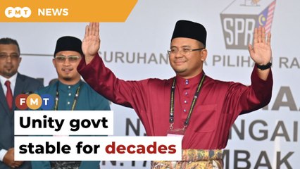 Unity government can be stable for ‘next 30 to 40 years’, says Amirudin
