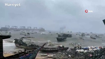 Çin’i vuran Doksuri Kasırgası nedeniyle tedbirler sıkılaştırıldı