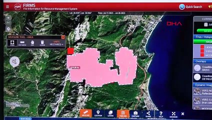 Kemer'deki Orman Yangınında 800 Hektarlık Alan Etkilendi