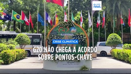 G20 não chega a acordo sobre pontos-chaves do combate à crise climática
