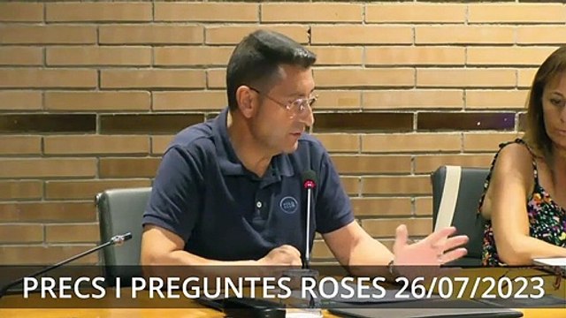 PRECS I PREGUNTES ROSES 28/07/2023