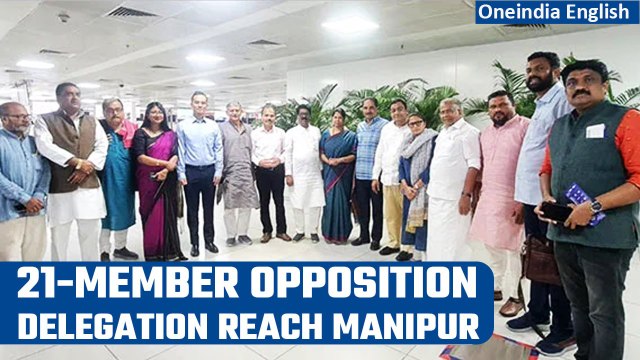 Manipur: Opposition front I.N.D.I.A in Manipur to assess situation; BJP takes a jibe | Oneindia News