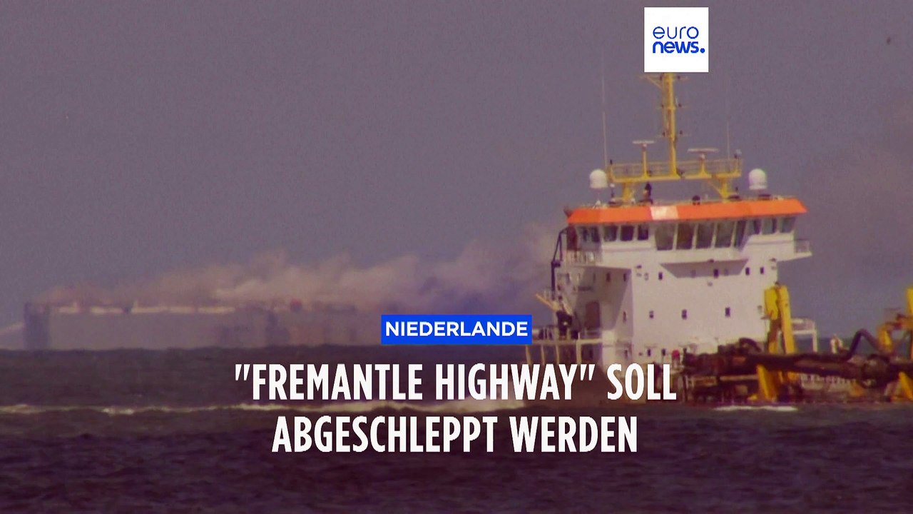 'Fremantle Highway': Brennender Frachter soll abgeschleppt werden