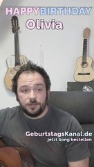 Happy Birthday, Olivia! Geburtstagsgrüße an Olivia