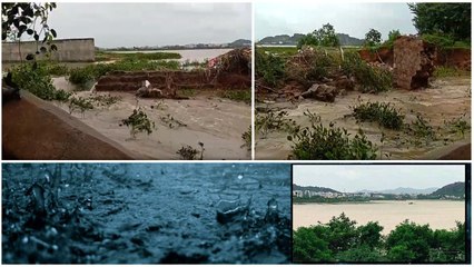 Warangal.. భద్రకాళి చెరువుకు గండి... ఉగ్రరూపంగా ముంచుకొస్తున్న నీరు.. | Telugu OneIndia